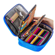 Load image into Gallery viewer, Canvas School Pencil Cases for Girls Boy Pencilcase 72 Holes Pen Box Penalty Multifunction Storage Bag Case Pouch Stationery Kit
