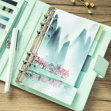 Load image into Gallery viewer, 5pcs/set Fresh Landscape Series Dividers A5 A6 Spiral Notebook Loose Leaf Separator Pages Notebook Paper Inside Pages
