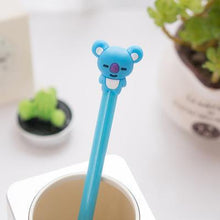 Load image into Gallery viewer, 8 Style BT21 BTS Bangtang Boys Marker Pencil Shooky Tata Chimmy Rj Cooky Painting Tool Kawaii Stationery Gel Pens for School
