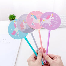 Load image into Gallery viewer, 1pc Unicorn Gel Pens Kawaii Multi Shape Silica Gel &amp;Plastic Unicorn Pens For Kids Girls Gifts School Writing Supplies Stationery
