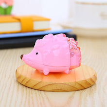 Load image into Gallery viewer, 1pcs Color Random Kawaii Hedgehog Design Double Orifice Mini Pencil Sharpener Children Cartoon Pencil Sharpener
