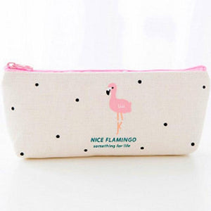 1pcs Children Love Gift Pencil Case Canvas School Supplies Kawaii Stationery Estuches Chancery School Cute Pencil Box Pen Bags