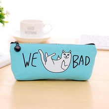 Load image into Gallery viewer, 1pcs Children Love Gift Pencil Case Canvas School Supplies Kawaii Stationery Estuches Chancery School Cute Pencil Box Pen Bags
