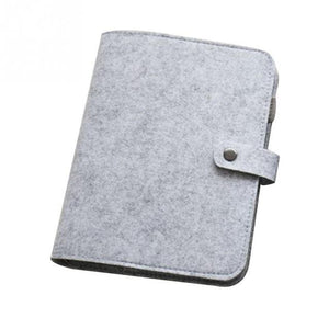 A5 A6 Good Quality Simple Snap Felt Notebook Diary Creative Binder Office Supplies Ring Binder